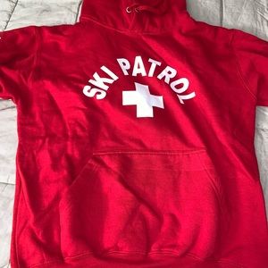 Ski patrol hoodie